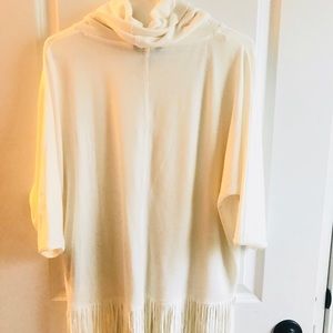 White fringe dress/top